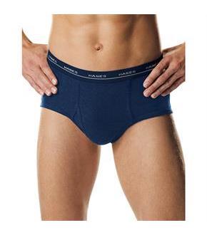 Hanes Men's TAGLESS No Ride Up Fashion Briefs with ComfortFlex Waistband 3-Pack