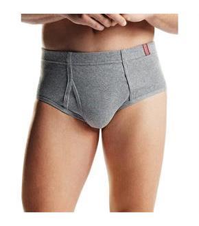 Hanes Men's TAGLESS No Ride Up Briefs with ComfortSoft Waistband 5-Pack (2X)