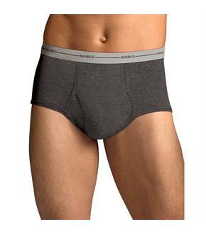 Hanes Men's TAGLESS ComfortSoft Full Rise Dyed Brief with Comfort Flex Waistband (2X) 5-Pack