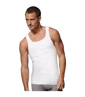 Hanes Ultimate ComfortSoft TAGLESS Men's Ribbed Tank Undershirt 3-Pack