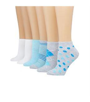 Hanes ComfortBlend Women's Low-Cut Socks 6-Pack