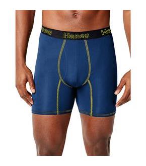 Hanes Men's Comfort Flex Fit Breathable Mesh Boxer Briefs 3-Pack