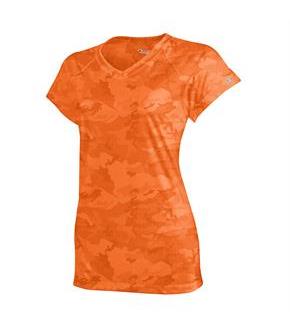 Champion Women's Essential Double Dry V-Neck Tee
