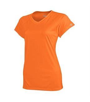 Champion Women's Essential Double Dry V-Neck Tee
