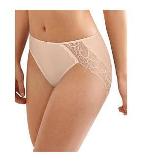 Bali Lace Desire Microfiber Hi-Cut Brief