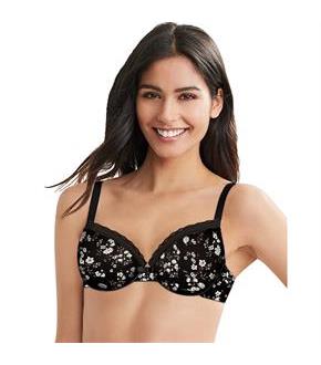 Hanes Ultimate Silky Smooth Comfort Underwire Bra