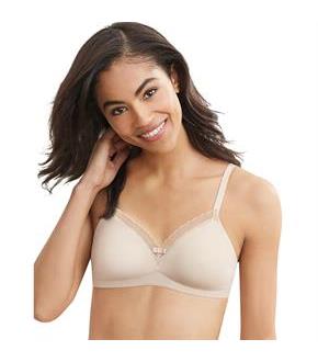 Hanes Ultimate Silky Smooth Comfort Wirefree Bra