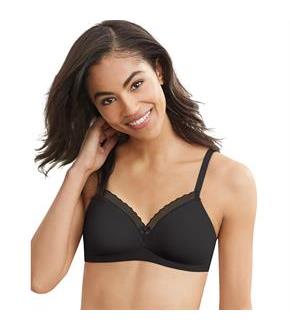 Hanes Ultimate Silky Smooth Comfort Wirefree Bra