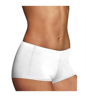 Maidenform One Fab Fit Cotton Boyshort with Lace