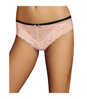 Maidenform Comfort Devotion Mesh and Lace Tanga