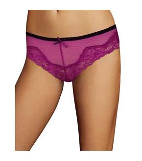 Maidenform Comfort Devotion Mesh and Lace Tanga