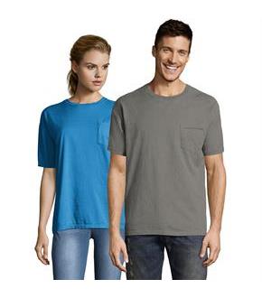 Hanes Men's ComfortWash Garment Dyed Short Sleeve Pocket Tee