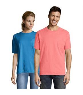 Hanes Men's ComfortWash Garment Dyed Short Sleeve Pocket Tee