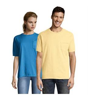 Hanes Men's ComfortWash Garment Dyed Short Sleeve Pocket Tee