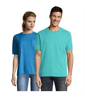 Hanes Men's ComfortWash Garment Dyed Short Sleeve Pocket Tee