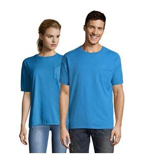 Hanes Men's ComfortWash Garment Dyed Short Sleeve Pocket Tee