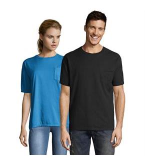 Hanes Men's ComfortWash Garment Dyed Short Sleeve Pocket Tee