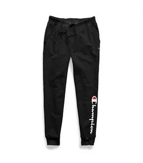 Champion Women's Plus Powerblend Fleece Joggers, Vertical Logo