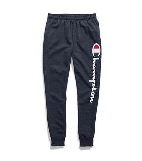 Champion Men's Powerblend Fleece Joggers, Vertical Script Logo
