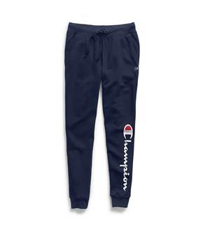 Champion Women's Powerblend Fleece Joggers, Vertical Logo