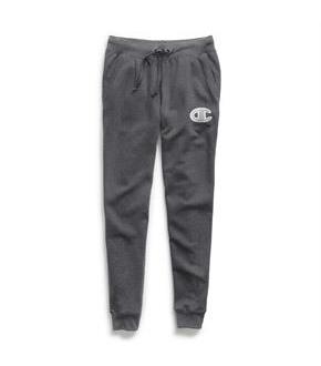 Champion Women's Powerblend Fleece Joggers, Chainstitch C Logo
