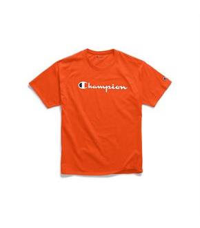 Champion Men's Classic Jersey Tee, Script Logo