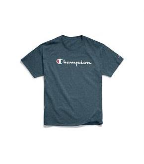 Champion Men's Classic Jersey Tee, Script Logo