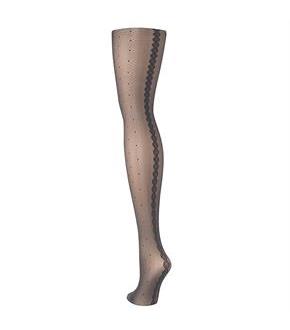 Hanes Dot with Backseam Fashion Tights
