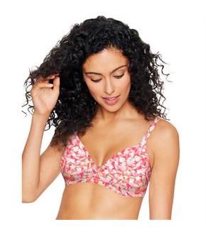 Hanes Ultimate ComfortBlend T-Shirt Wirefree Bra