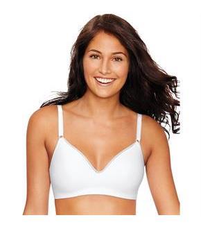 Hanes Ultimate Smooth Inside and Out Foam ComfortFlex Fit Wirefree Bra