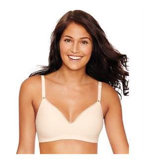 Hanes Ultimate Smooth Inside and Out Foam ComfortFlex Fit Wirefree Bra