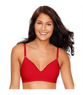 Hanes Ultimate Smooth Inside and Out Foam ComfortFlex Fit Wirefree Bra