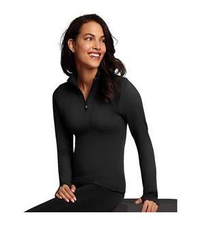 Maidenform Baselayer Thermal Mock Zip