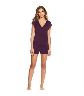 Maidenform V-Neck Shorts Set