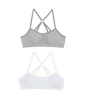 Hanes Girls Molded T-Back 2 pk