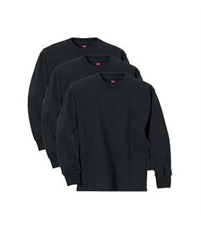 Hanes Boys' ComfortSoft Long Sleeve Tee Value Pack (3-pack)