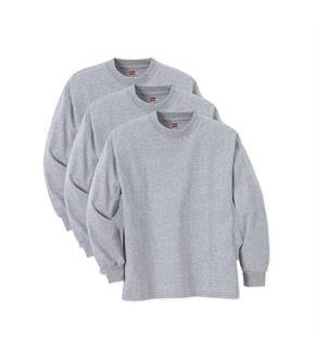Hanes Boys' ComfortSoft Long Sleeve Tee Value Pack (3-pack)