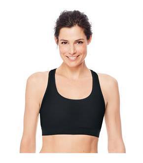 Hanes Sport Women's Racerback Compression Sports Bra