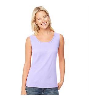Hanes Women's Mini-Ribbed Cotton Tank