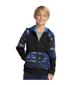Hanes Sport Boy's Tech Fleece Full Zip Hoodie