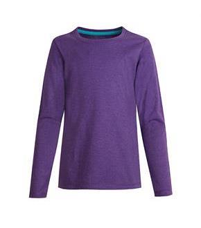 Hanes Girls' Long-Sleeve Crewneck T-Shirt