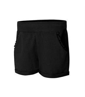 Hanes Girls' Ruffle Pocket Short