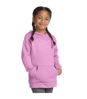 Hanes Sport Girls' Graphic Tech Fleece Pullover Hoodie