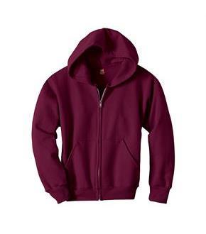 Hanes Comfortblend EcoSmart Full-Zip Kids' Hoodie Sweatshirt