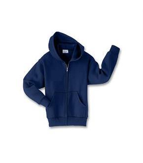 Hanes Comfortblend EcoSmart Full-Zip Kids' Hoodie Sweatshirt