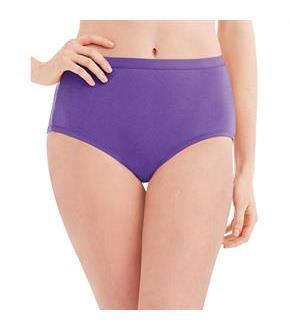 Hanes Women's Plus Cotton Brief 5-Pack