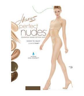 Hanes Perfect Nudes Sheer to Waist Run Resistant Light Tummy Control Hosiery