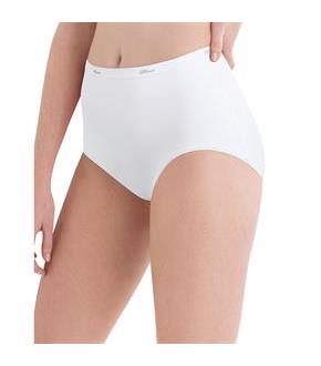 Hanes Women's Cotton White Brief 10-Pack