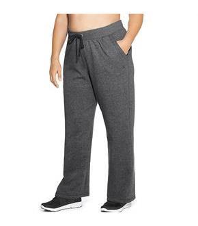 Champion Women Plus Fleece Open Bottom Pant