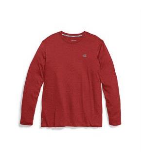 Champion Mens C Vapor Heather L/S Tee